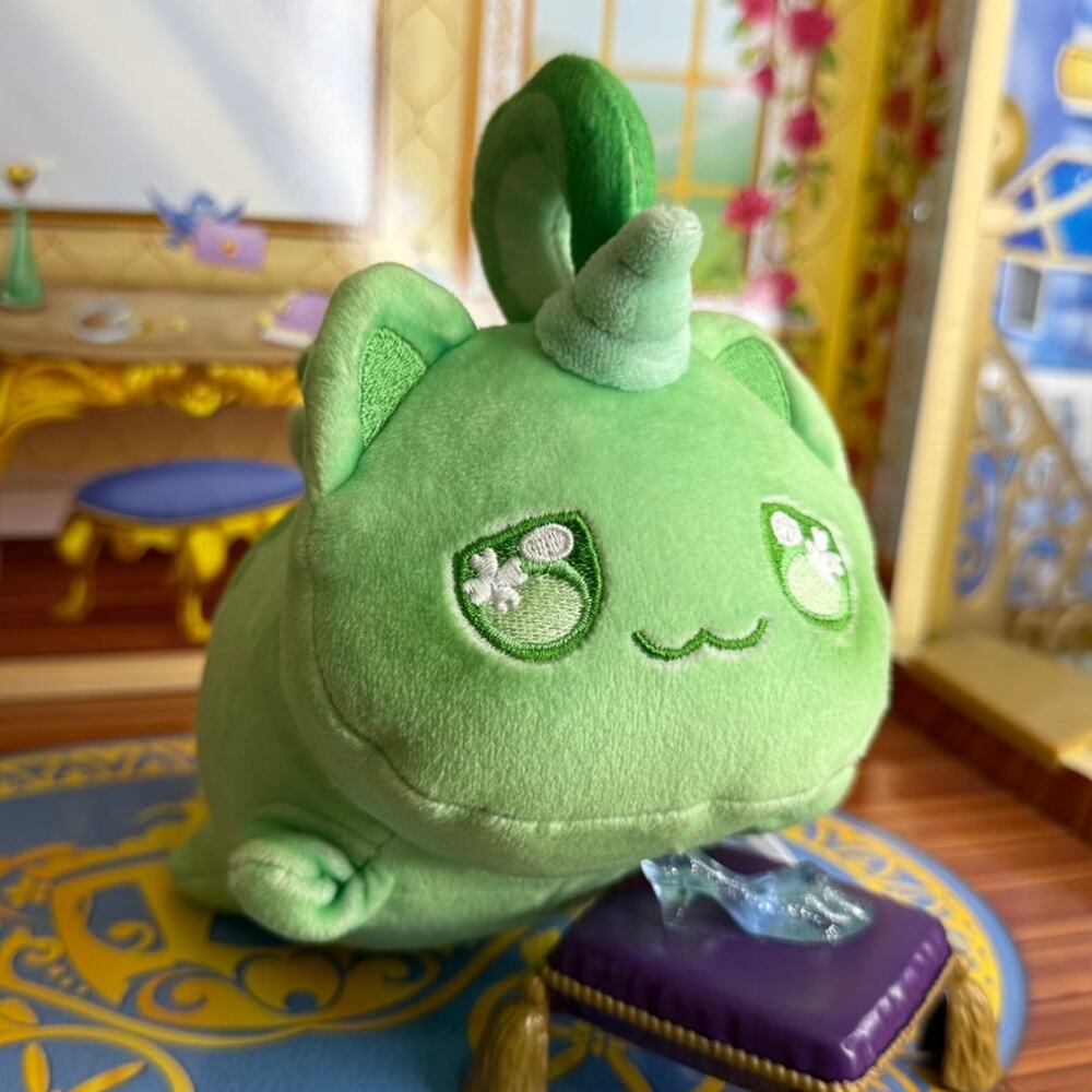 APHMAU MeeMeow | Limited Edition Green Unicorn Cat Plush
